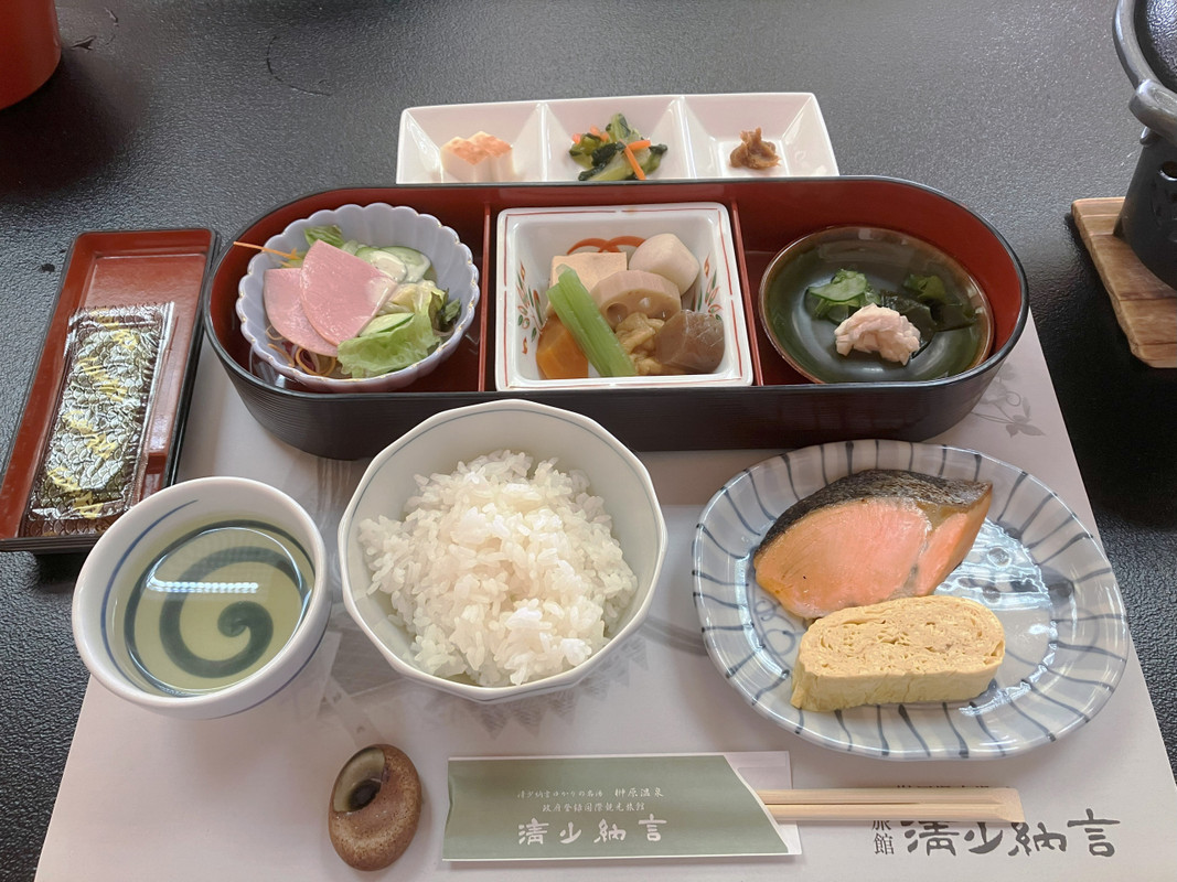 朝食は適量です