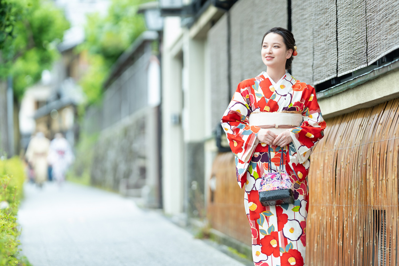 着物の女性 京都女子旅