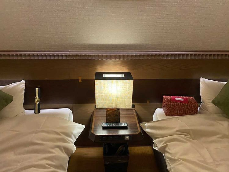 お部屋はFree Wi-Fiも繋がりました。