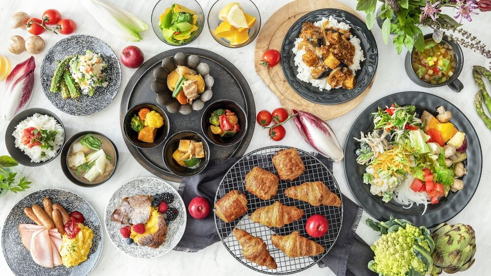 朝食ビュッフェ