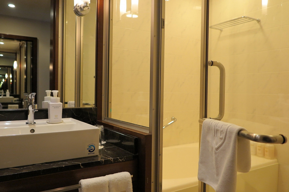 洗い場付きのバスルーム、これは嬉しいです