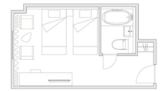 スタンダード ツインルーム 禁煙