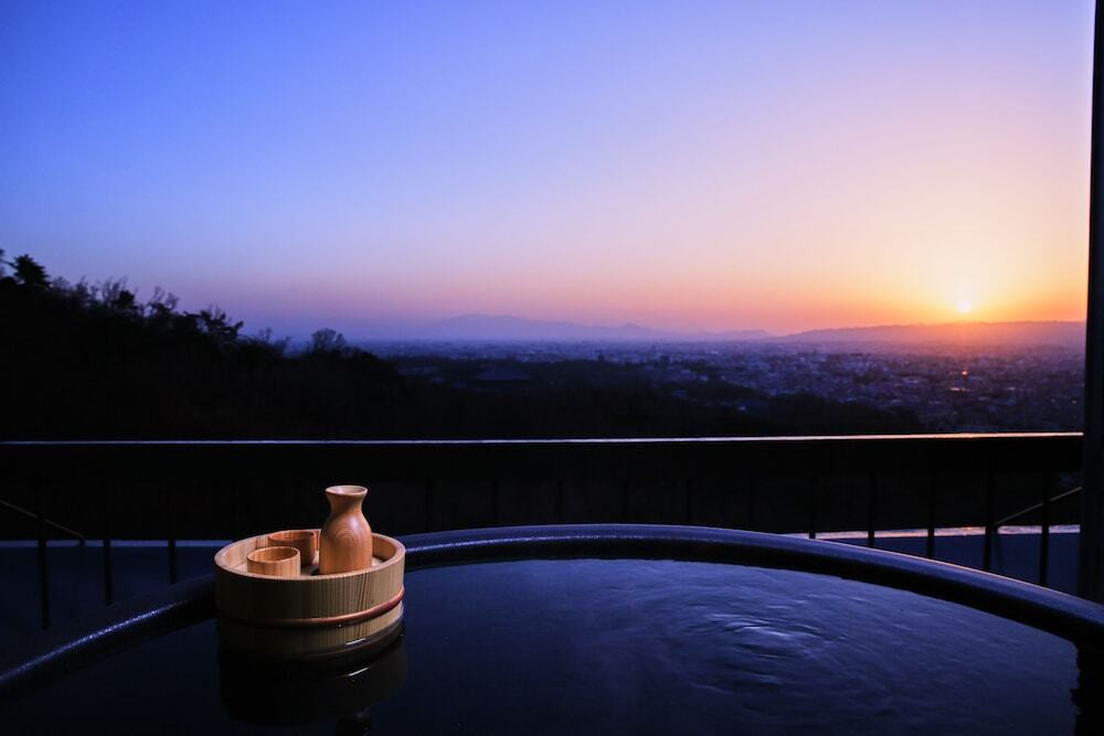 貸切展望露天風呂　夕景