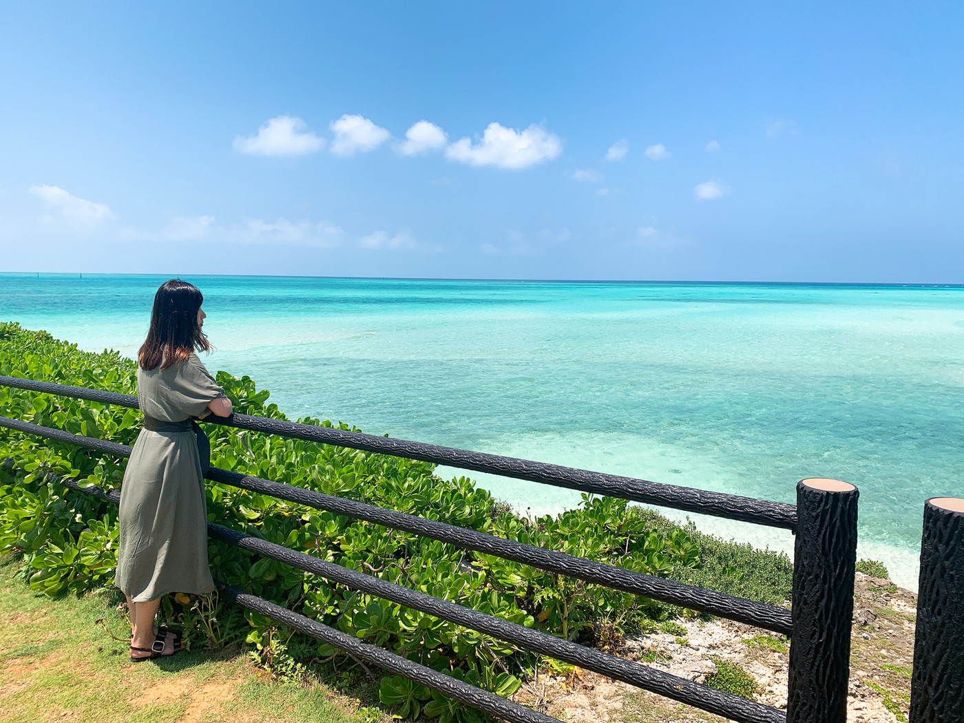 宮古島のエメラルドな海