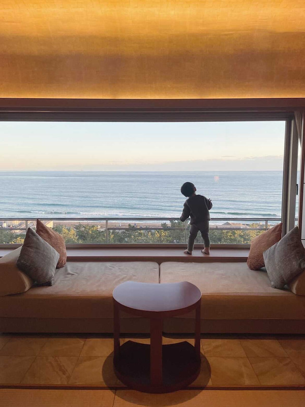 温泉半露天風呂付き和洋室は、広々していて子連れでも過ごしやすかったです。