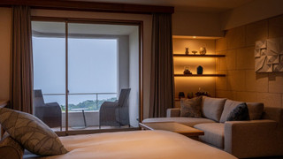 ＜西棟＞温泉露天　デラックステラスC [ツインルーム] [禁煙] [海が見える]