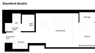 スタンダード ダブルルーム ベッド (複数台)