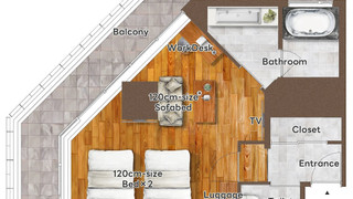 デラックス トリプルルーム 禁煙