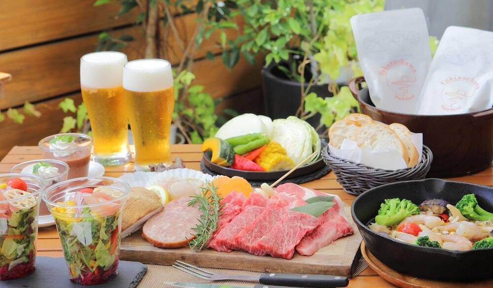 グランピング食事イメージ / 2