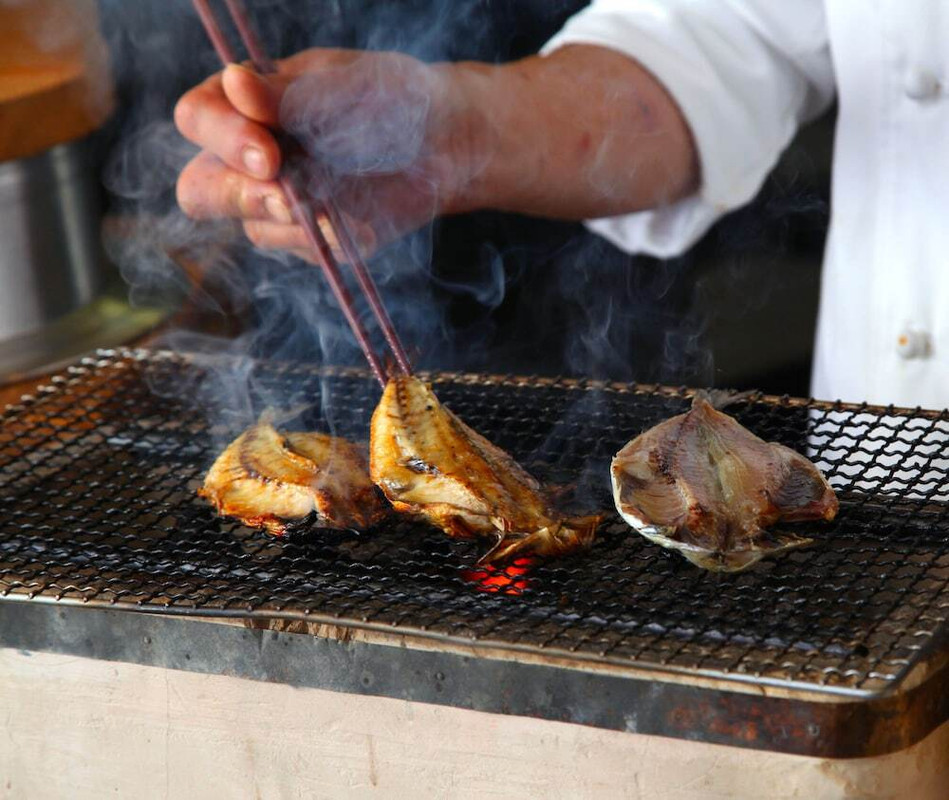 朝食バイキング 干物