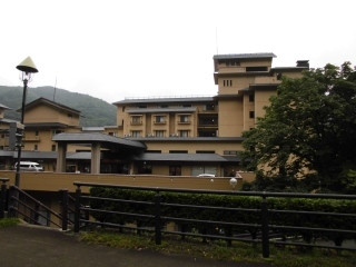 ホテル正面の風景