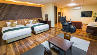 [和モダンスイート和洋室] 55平米 + 専用テラス12平米 信楽焼露天風呂 禁煙