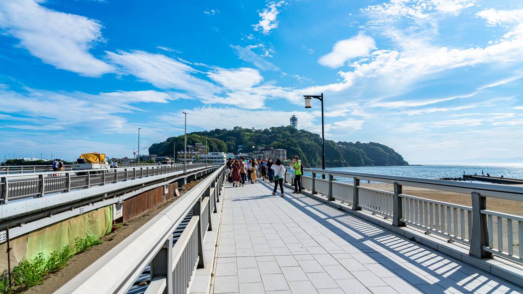 始まりは江の島から
荷物を預けて身軽に / 1