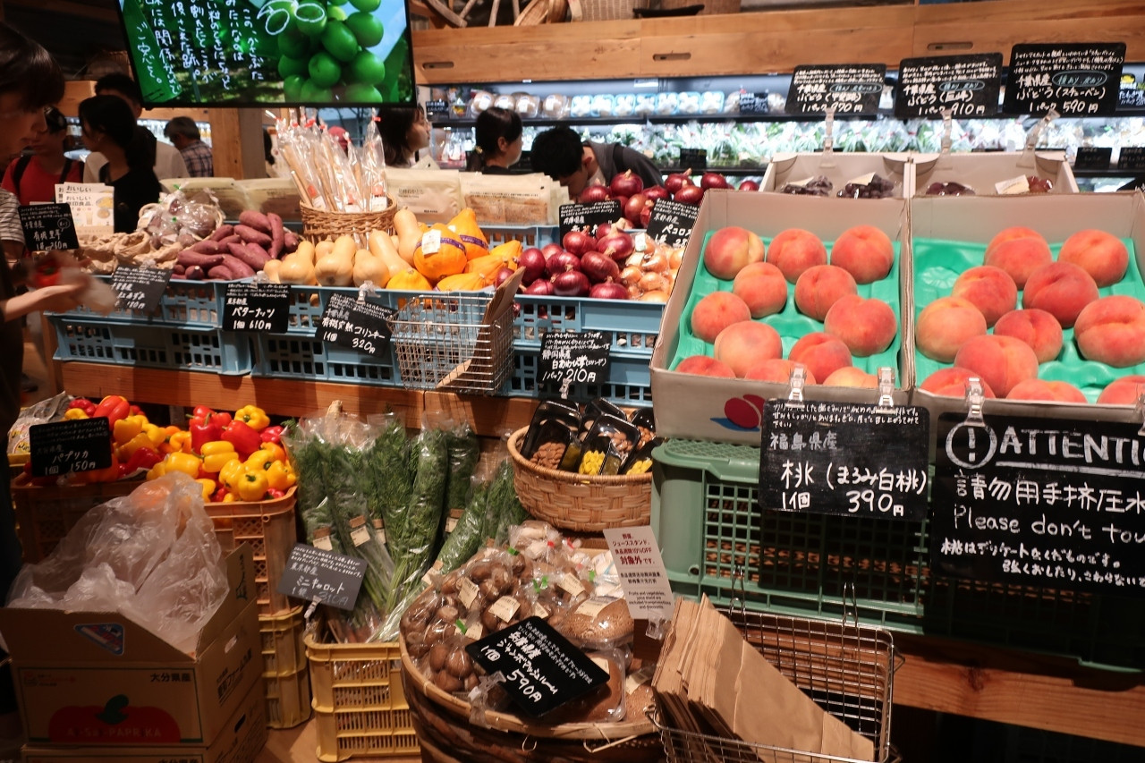 1階には生鮮食品がずらり。市場を訪れた気分に3728266