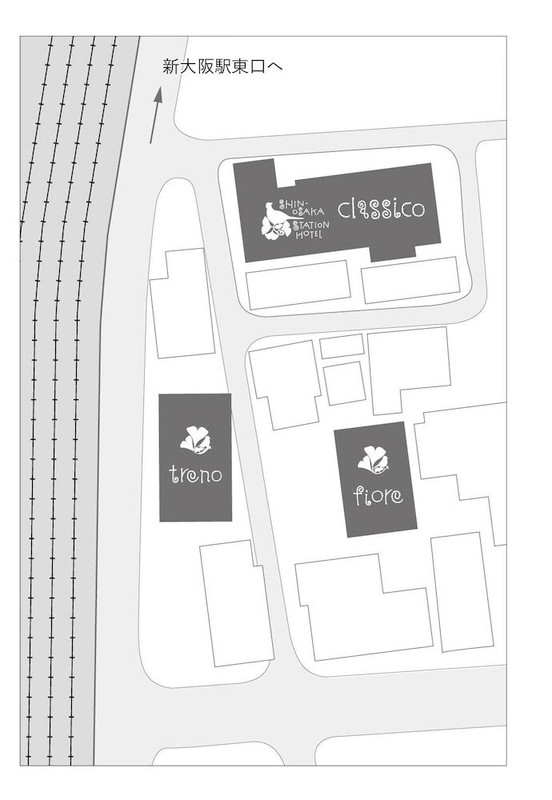 宿泊施設の地図