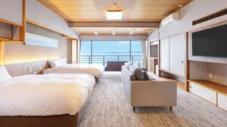 [禁煙] スーペリア和洋室ツイン4階 内風呂あり