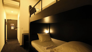 禁煙 バンクツイン 110㎝幅2段ベッド1台 5平米 4名様迄