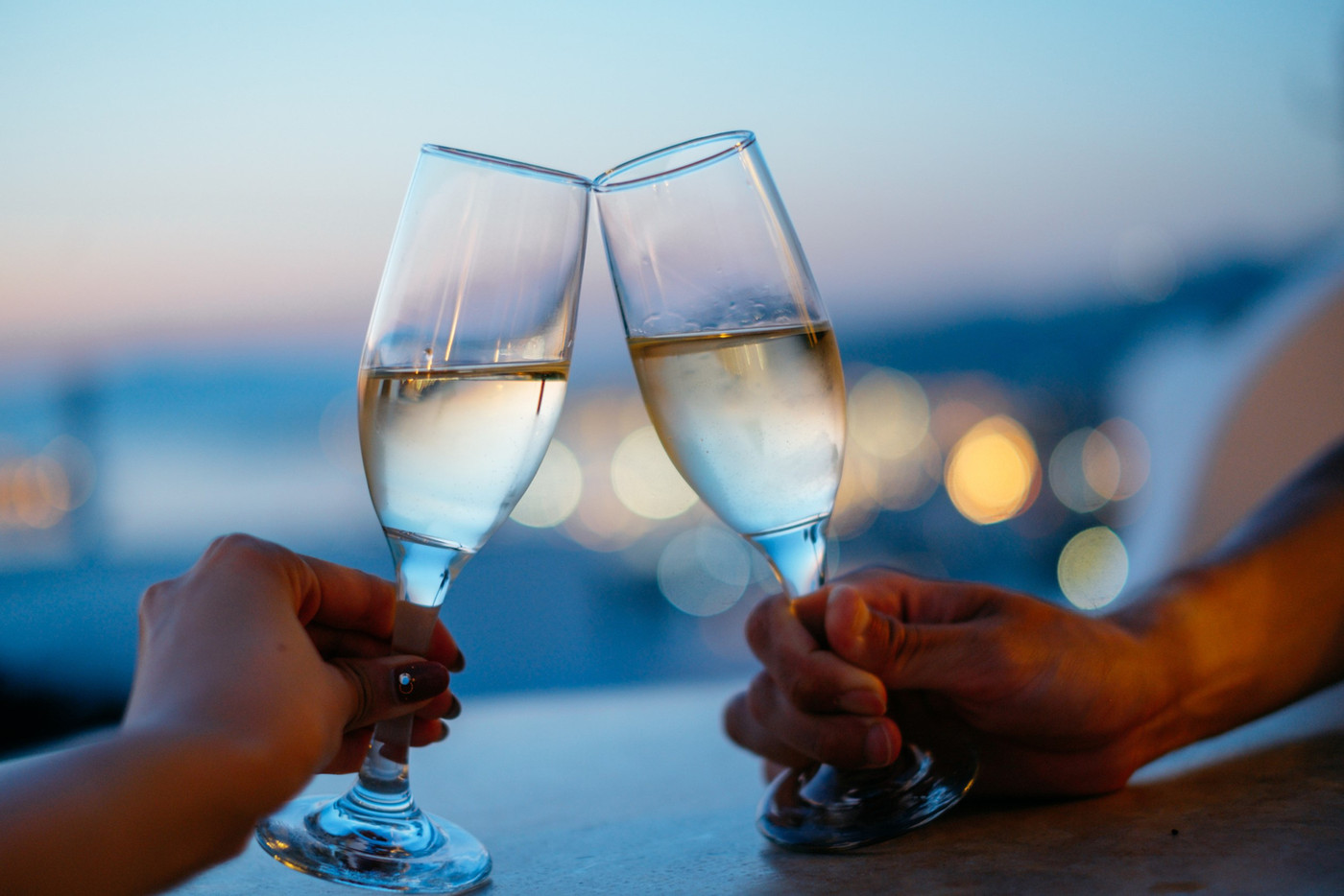 新婚旅行での1枚