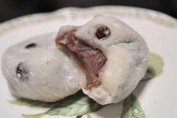 「元祖塩大福 みずの」料理 849065 豆大福のこしあん