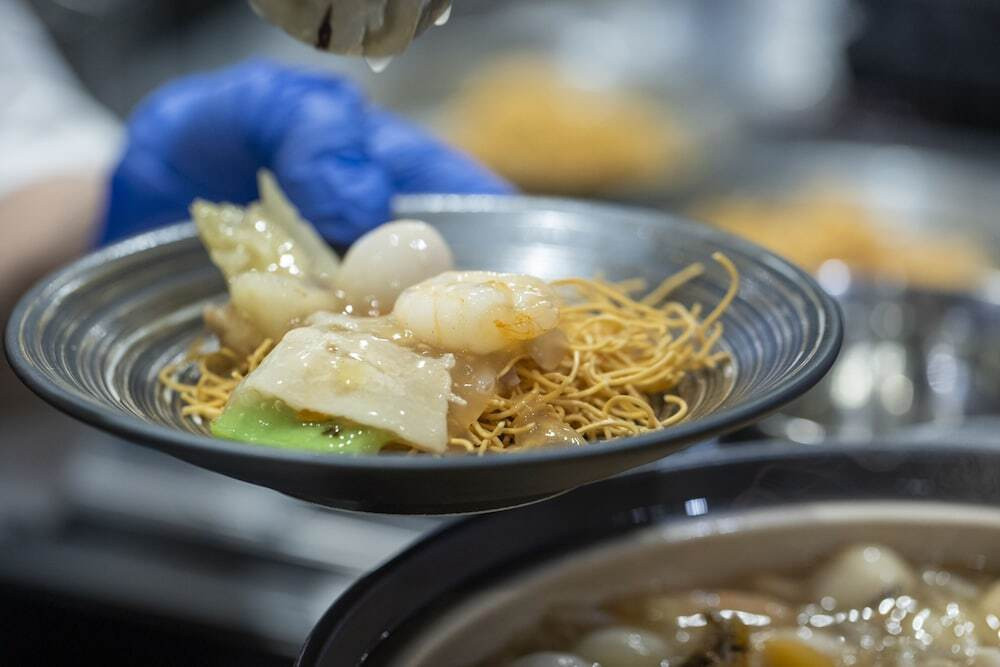 朝食ビュッフェ