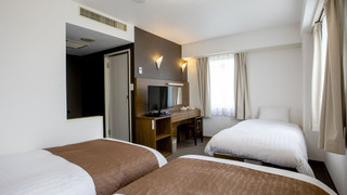 [禁煙] トリプルルーム (24平米/ベッド幅110cm×3台/1-3名利用)