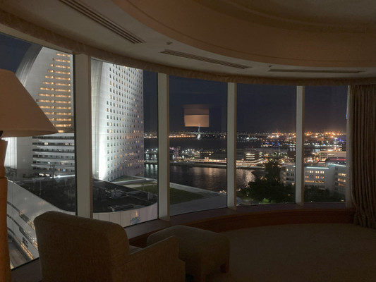 寝室からの眺望（夜景）