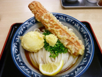 「釜たけうどん」料理 1079934 ちく玉天ぶっかけ