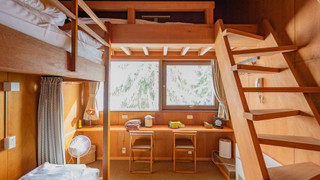 ベーシック トリプルルーム 共用バスルーム マウンテンビュー