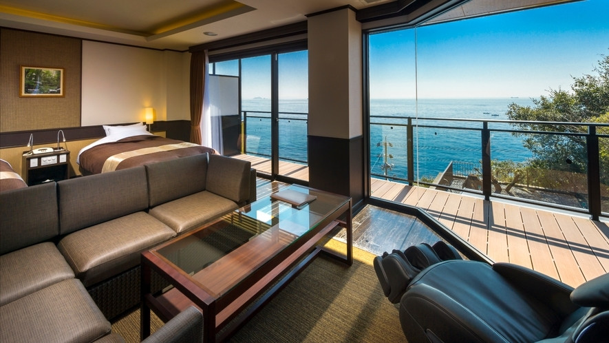 海を一望する露天風呂付客室が人気3949710