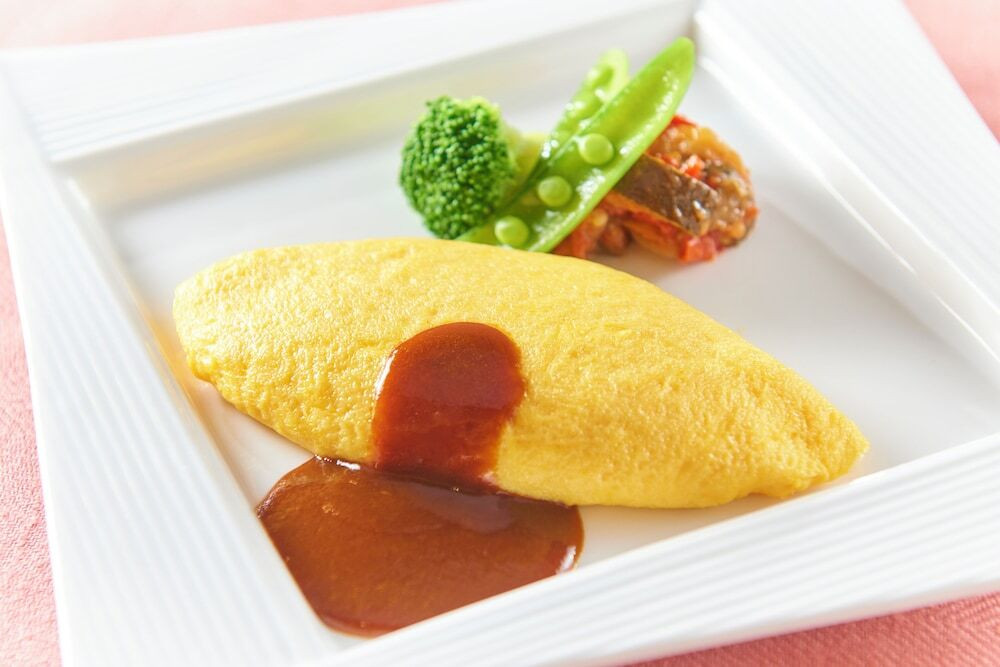 朝食ビュッフェ オムレツ