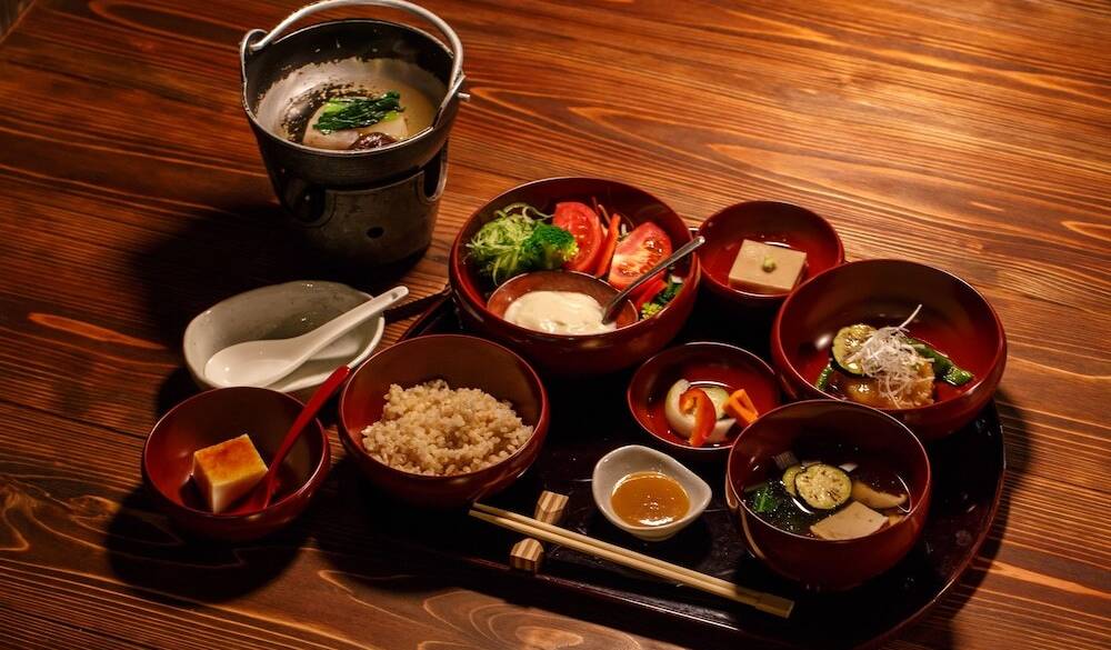 野菜中心の夕食で
心身をヘルシーに / 1