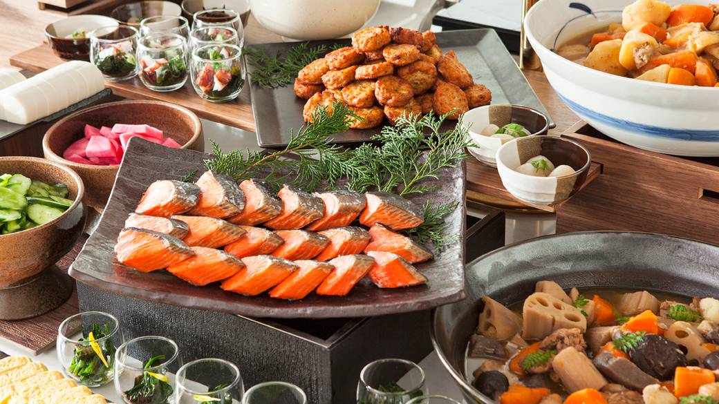 朝食ブッフェ 和のお惣菜 / 4