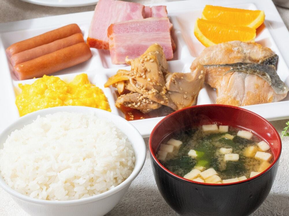 朝食ビュッフェ