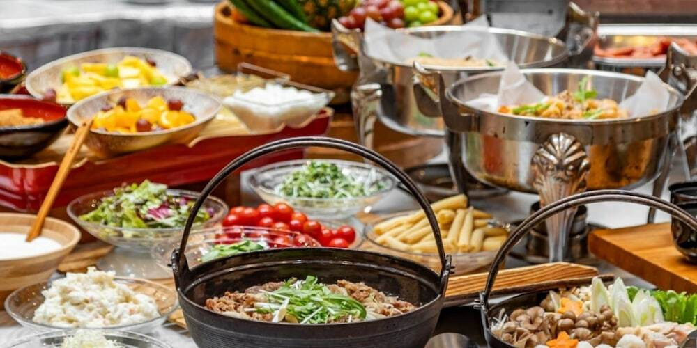 朝食ビュッフェ