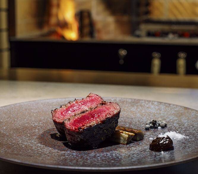 薪火で焼き上げた和牛 / 1