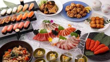 朝食ビュッフェ 刺身やお寿司など / 5