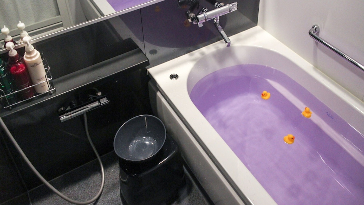 独立式のバスルームとトイレが嬉しい。大型バスタブでリラックスタイムを4235562