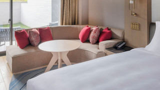 クラシック ルーム ダブルベッド 2 台 (Outdoor Living Area)