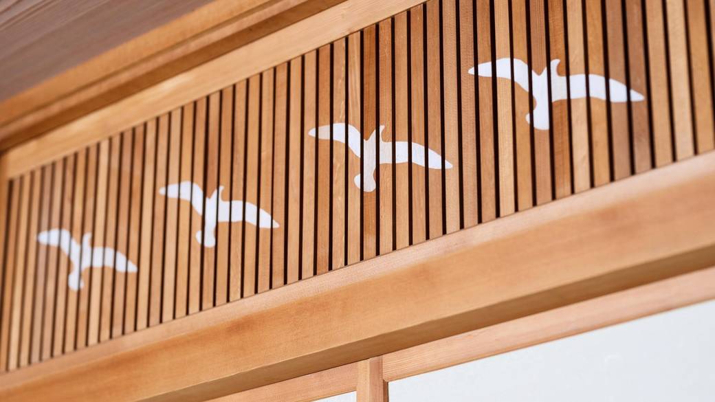 館内のカモメ モチーフ / 3