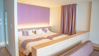 【2階:紫苑】19年4月OPEN★海一望の温泉露天風呂付 [ツインルーム] [禁煙] [夜景がきれい] [海が見える]