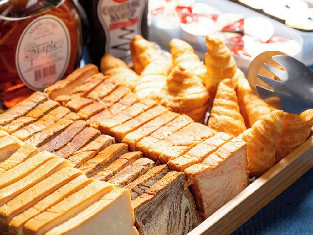 朝食ビュッフェ