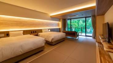 里山Seyryu ハンモックテラススーペリアツイン 客室 / 10