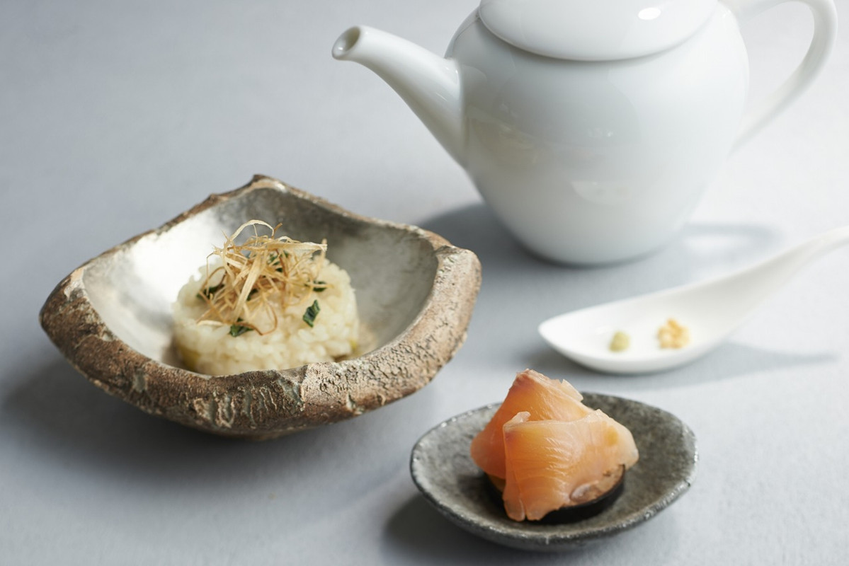 夕食料理イメージ/琵琶鱒 山菜