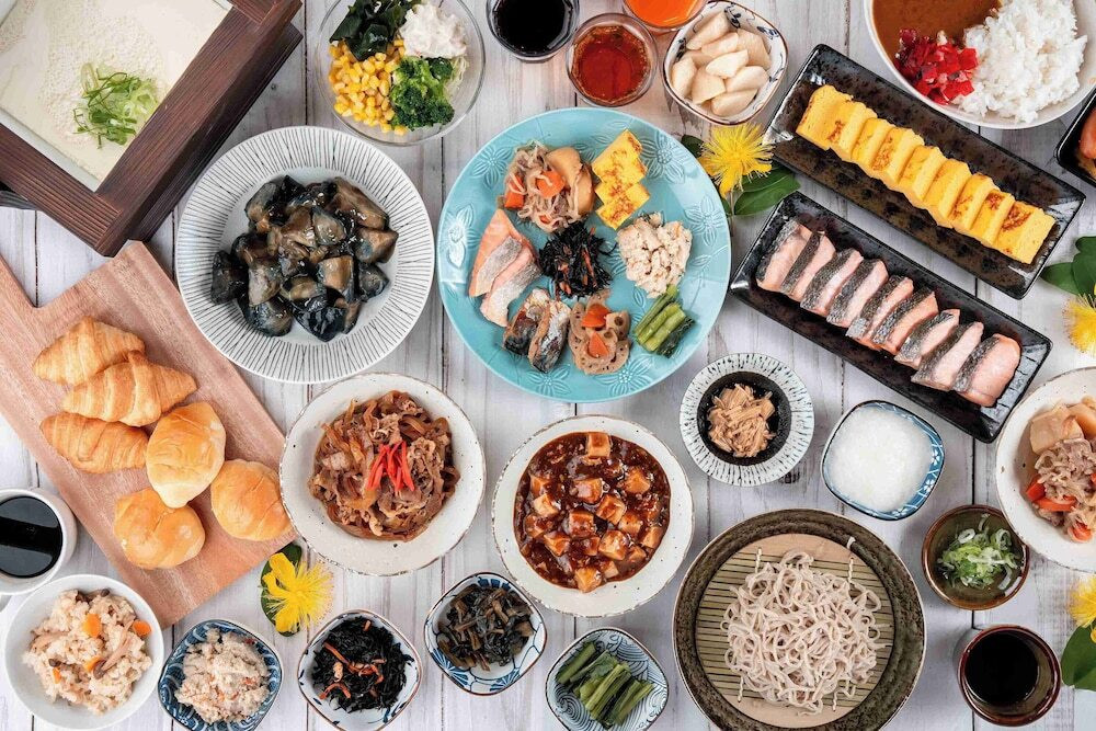 朝食ビュッフェ