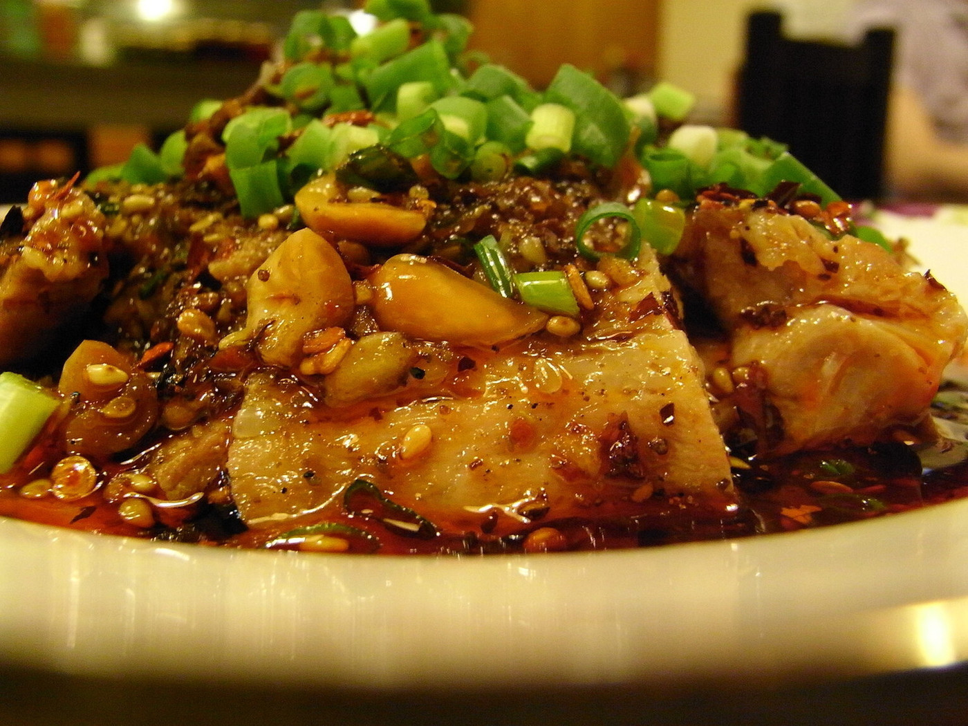 「四川家庭料理 珍々」料理 825494 豚肉アップ２