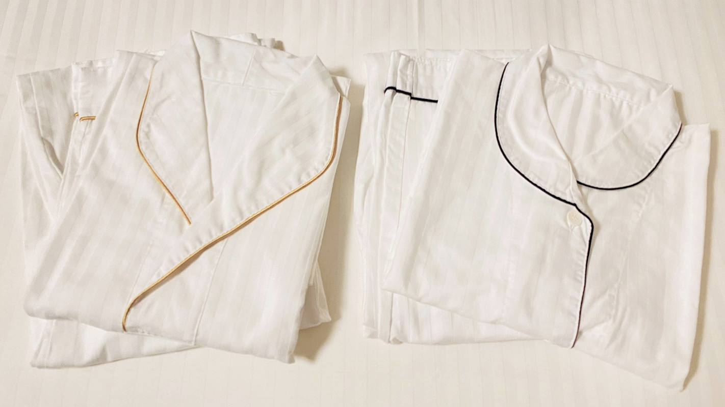 客室ルームウェア一例