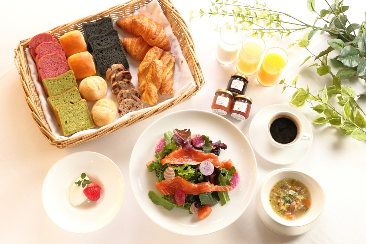 桂姫 サラダ朝食