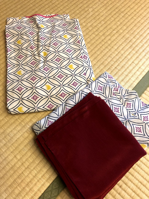 浴衣と作務衣が両方ありました