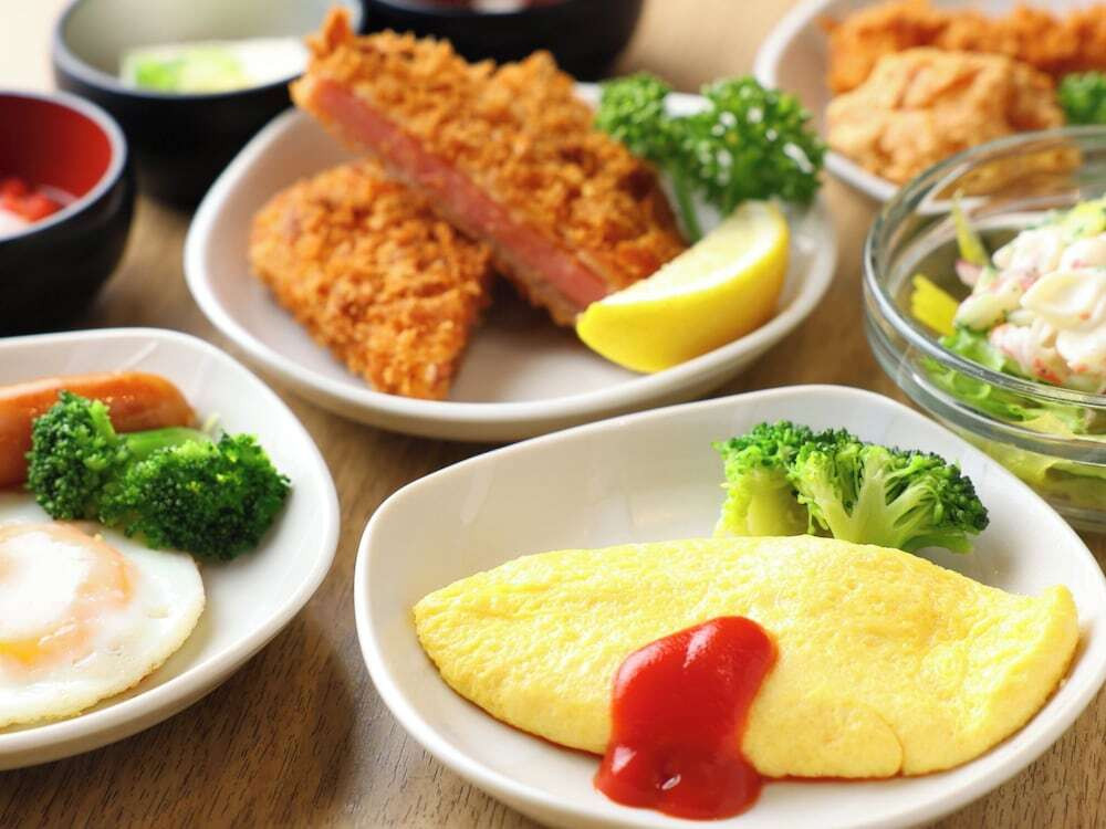 朝食ビュッフェ