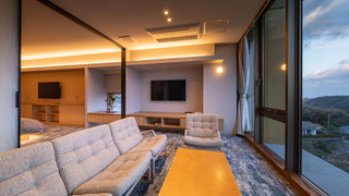 デラックス スイートルーム, 海が見える, 禁煙 (デラックスルーム【和洋室8畳+和室12畳+リビング】)